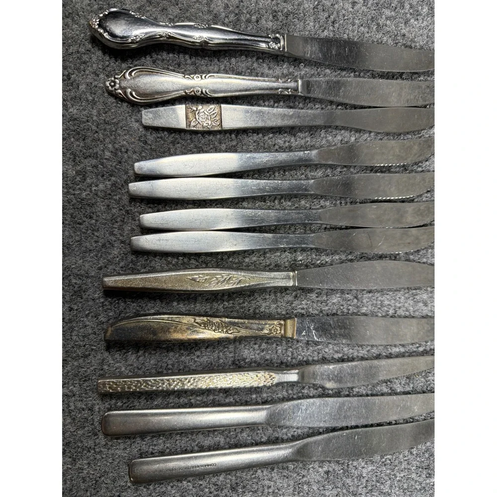 Mixed‎ Lot 13 Stainless Steel Knives